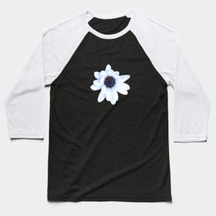 Sleepy African Daisy Flower Baseball T-Shirt